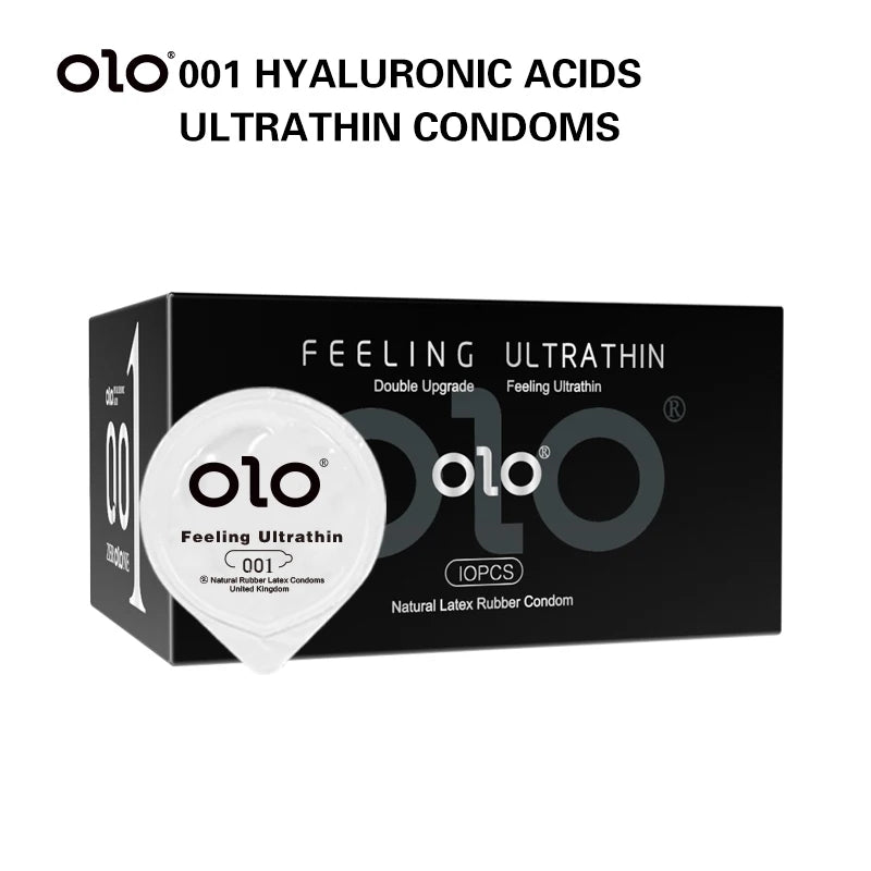 Ultra-Thin Latex Condoms 10pcs