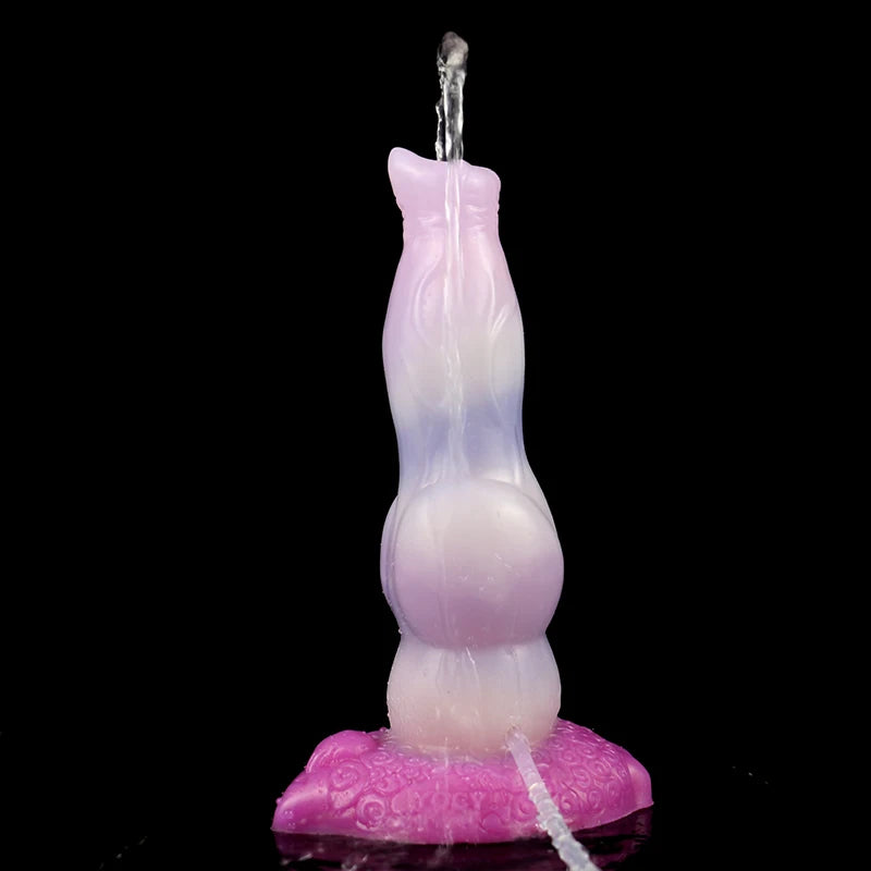 Squirting Function Knot Dildo Fantasy Wolf Dildo
