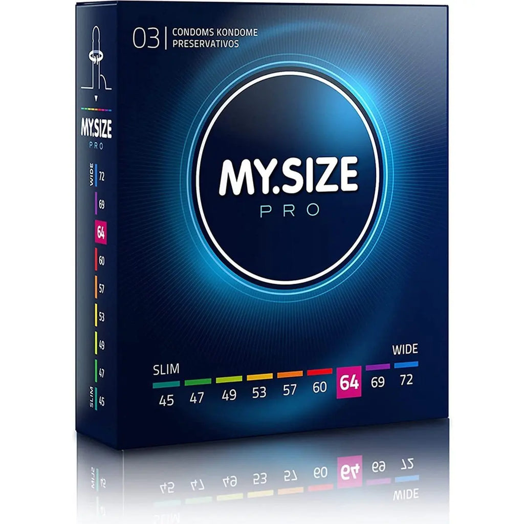 Condoms 3 Pack Size 64 mm