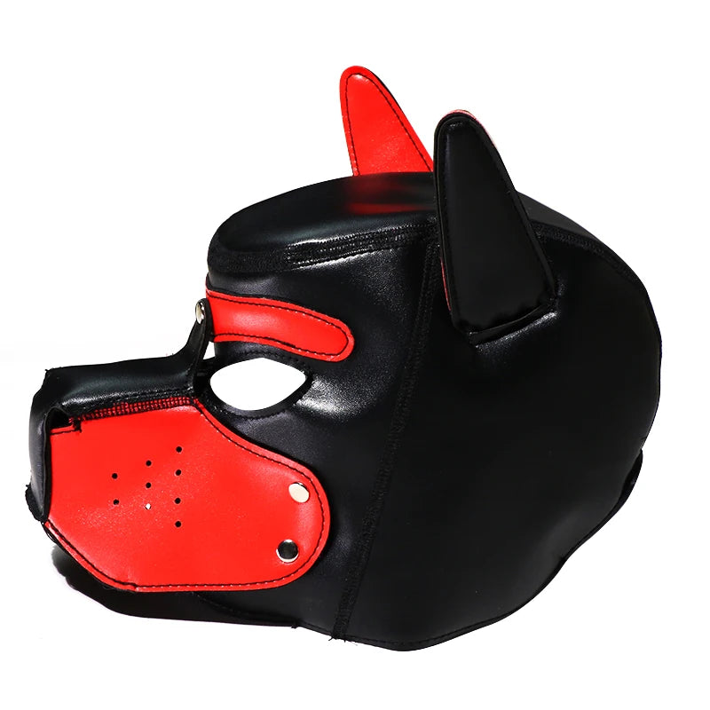 SM sex dog head mask for men