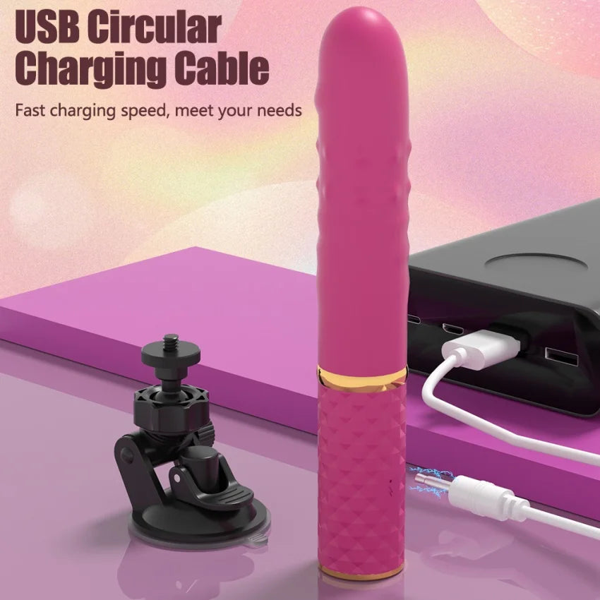 Masturbation Sex Machine Retractable Vibrator