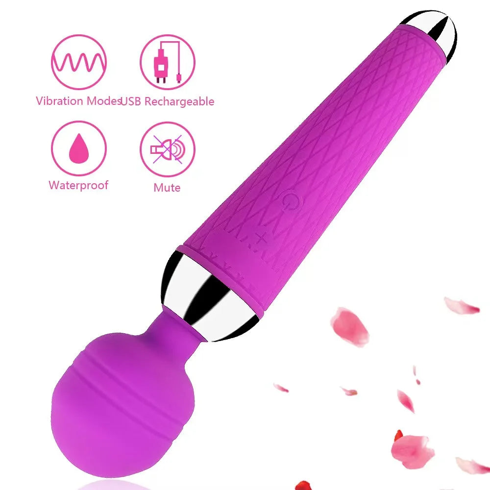 Vibrator, clitoral and vaginal stimulation