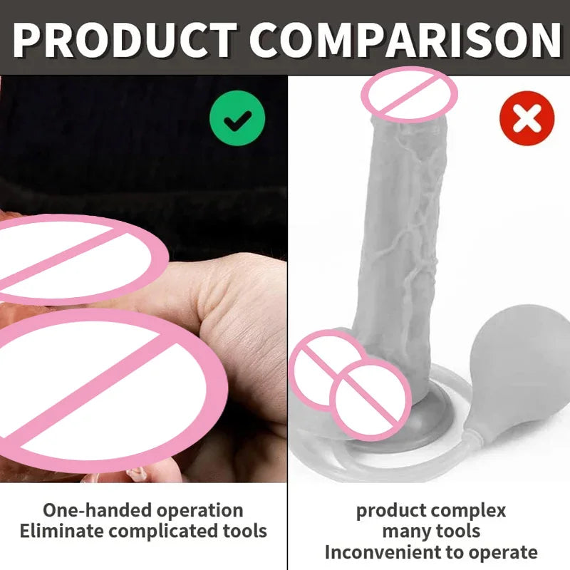 Realistic Squirting Dildo Vibration