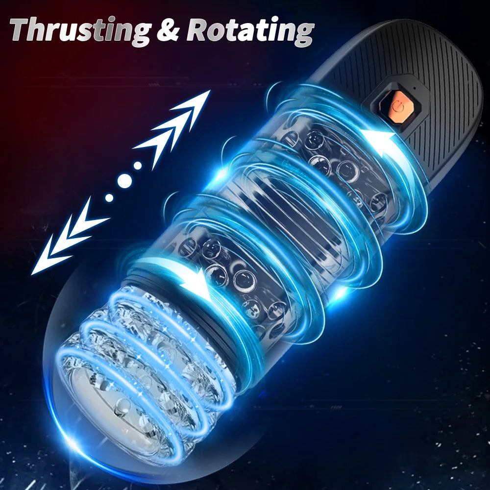 Male Masturbatorr with 9 Thrusting