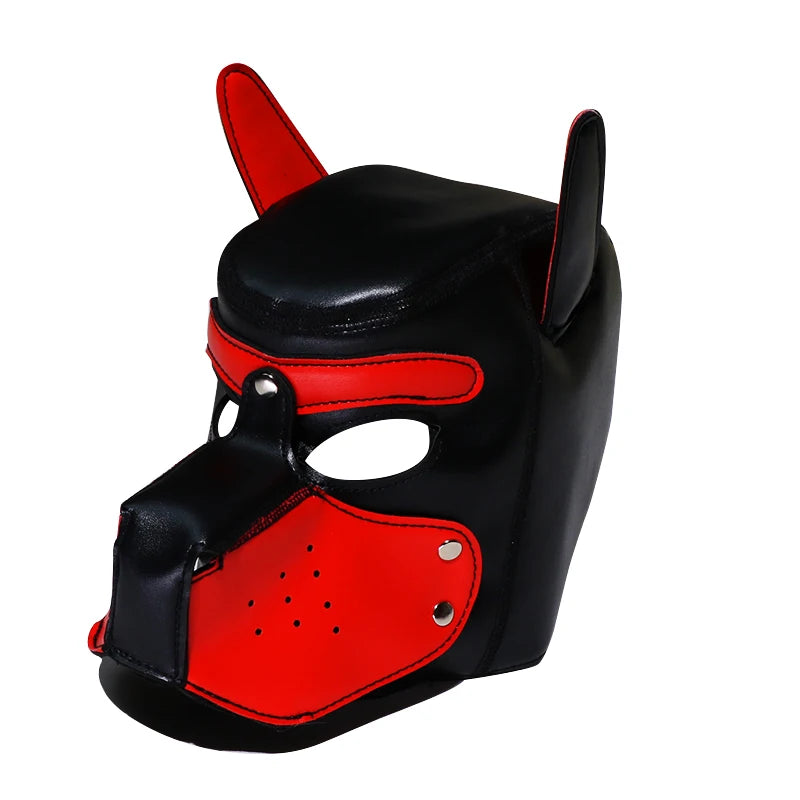 SM sex dog head mask for men