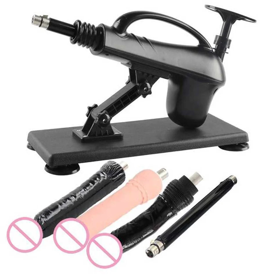 Portable Automatic Sex Machine with Dildos Sets
