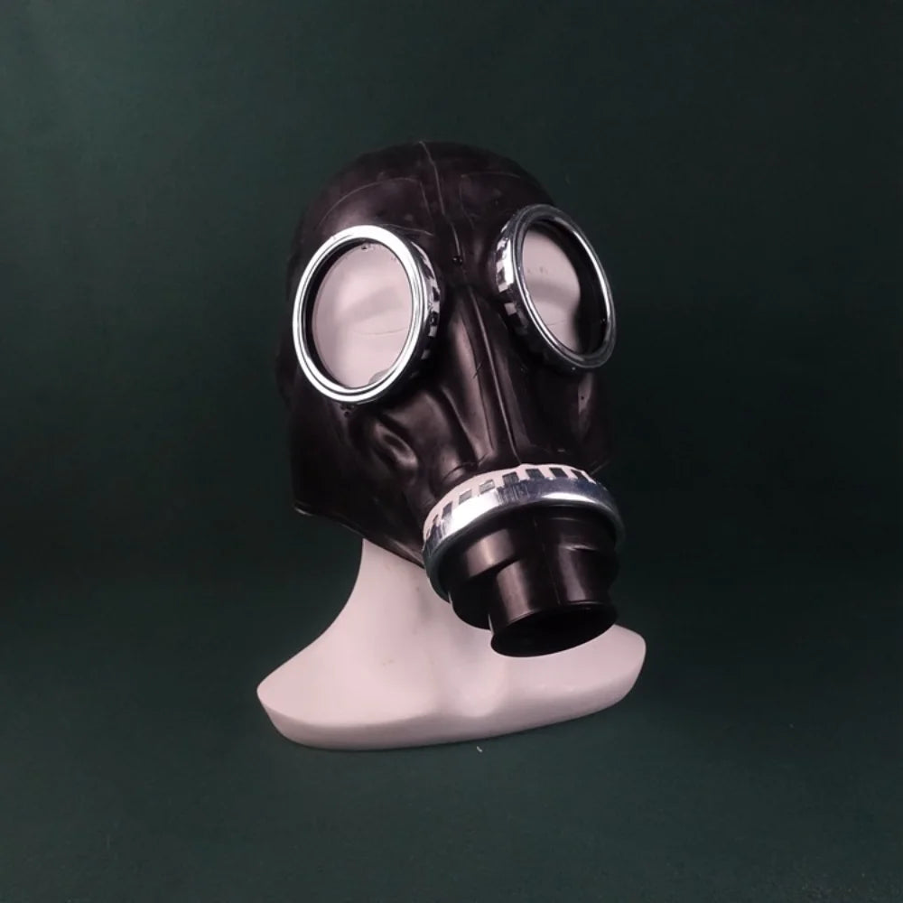 Bdsm Bondage Full Mask Natural Rubber Mask