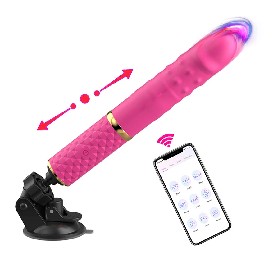 Masturbation Sex Machine Retractable Vibrator