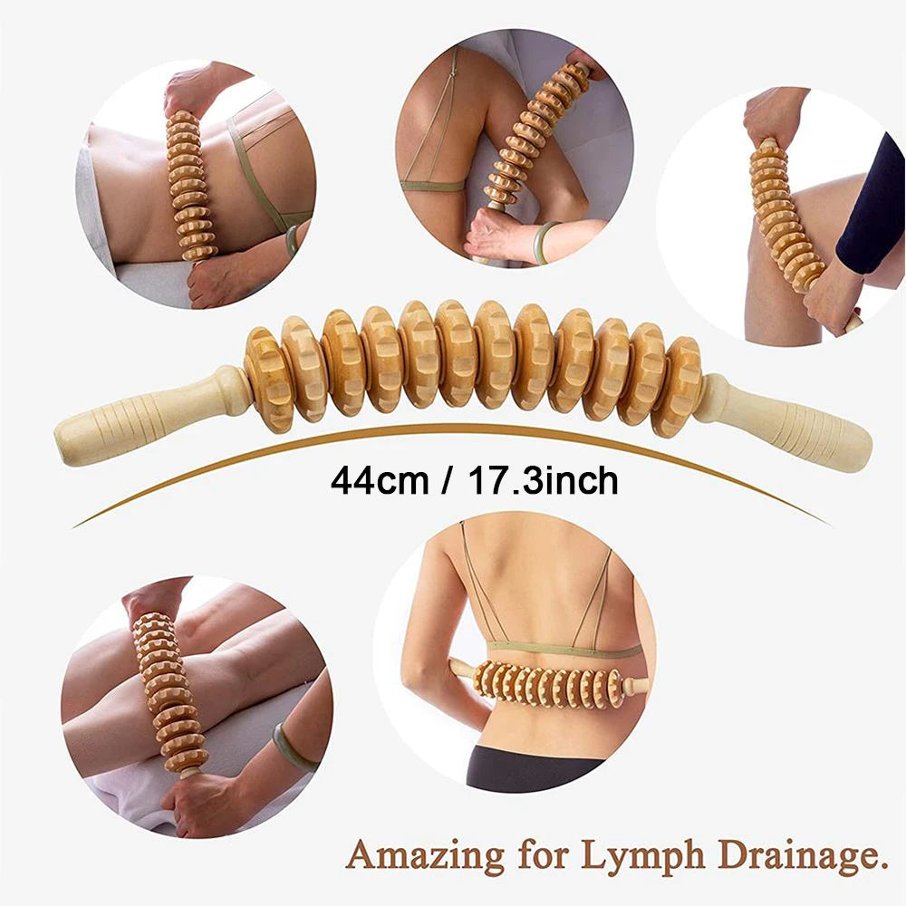 Wood Massage Roller