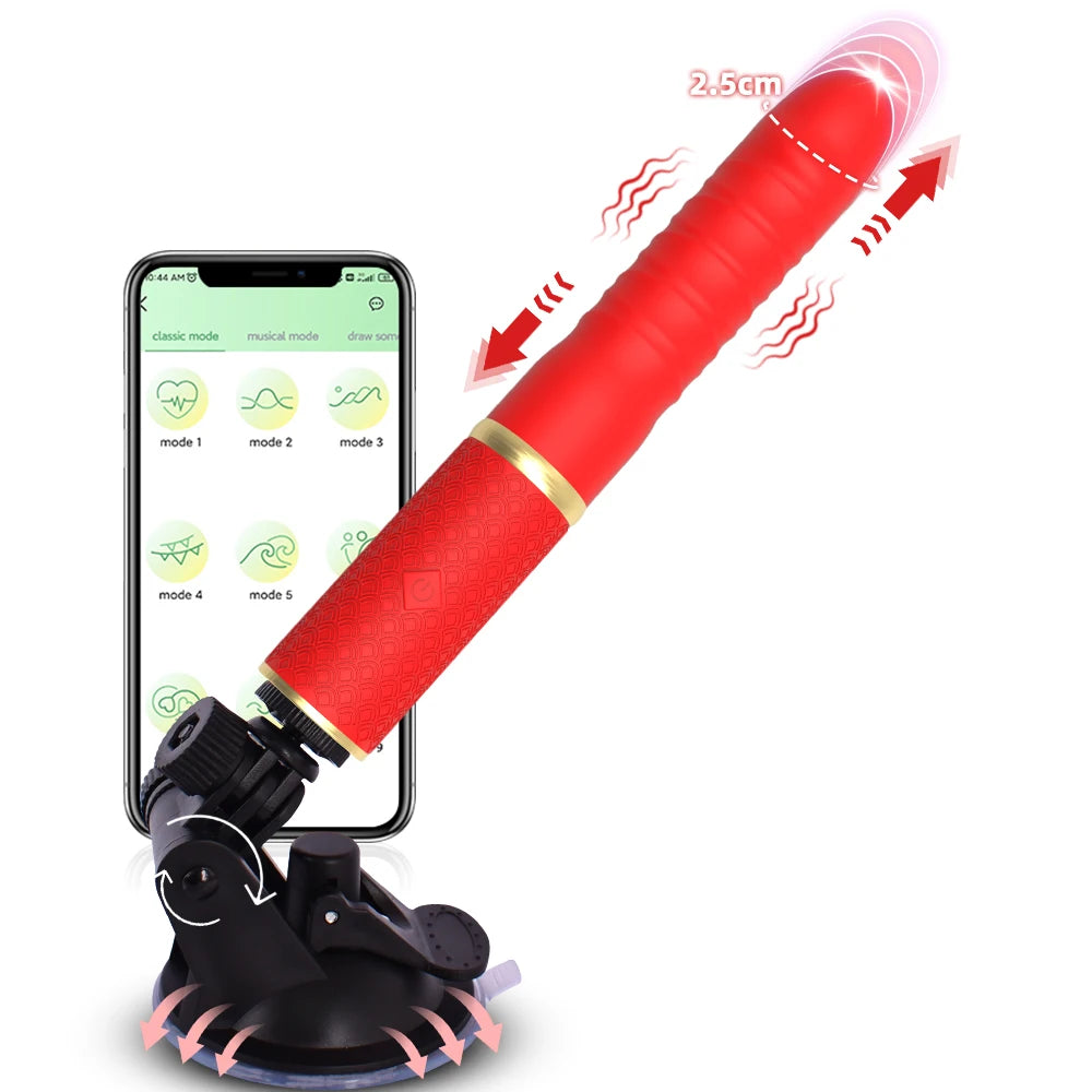 Sex Machine Thrusting Dildo Vibrator
