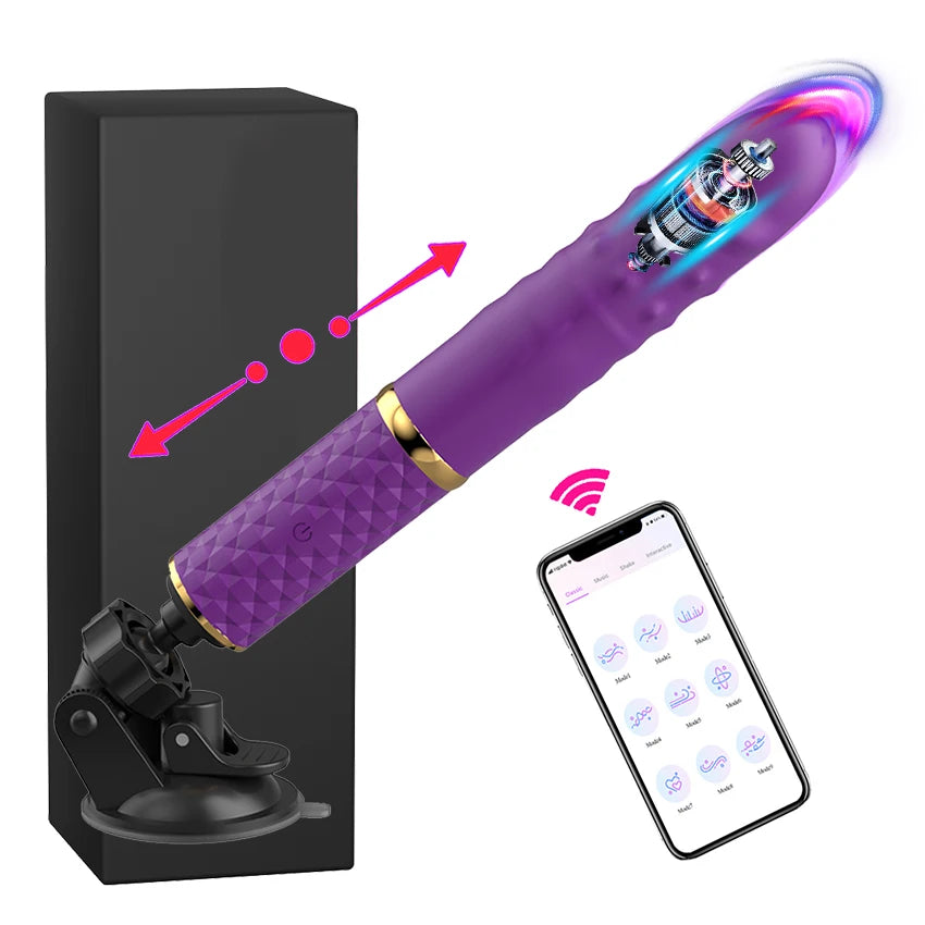 Masturbation Sex Machine Retractable Vibrator