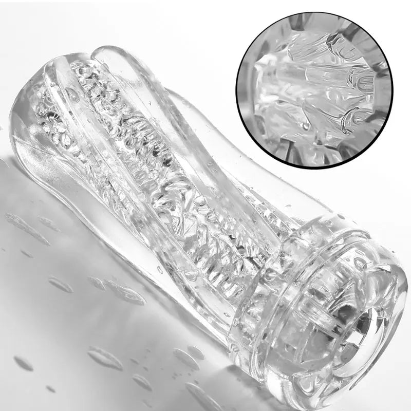 Cup Soft Pussy Sex Toys Transparent Vagina