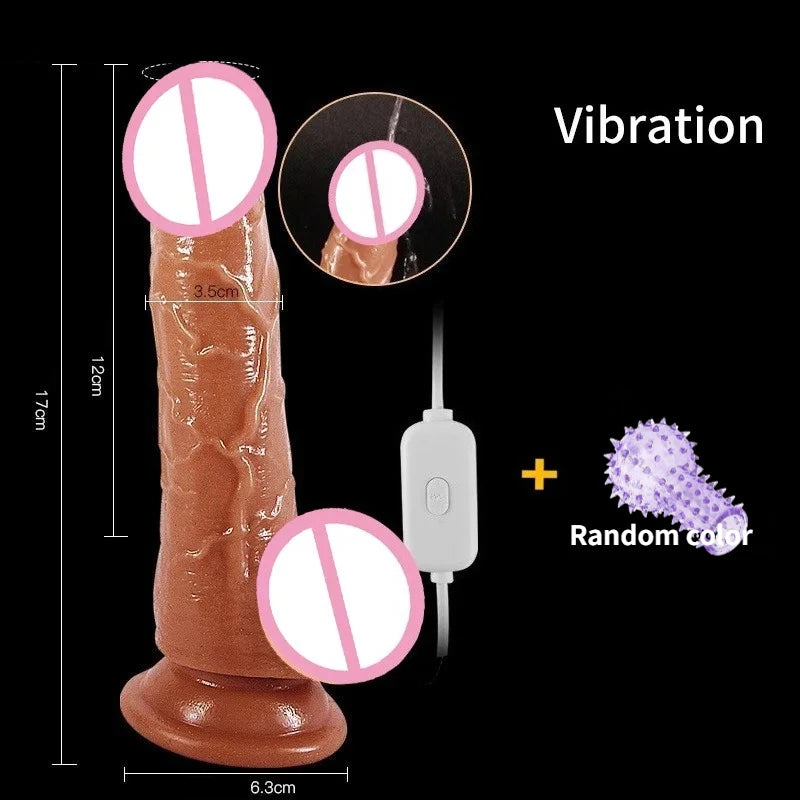 Realistic Squirting Dildo Vibration