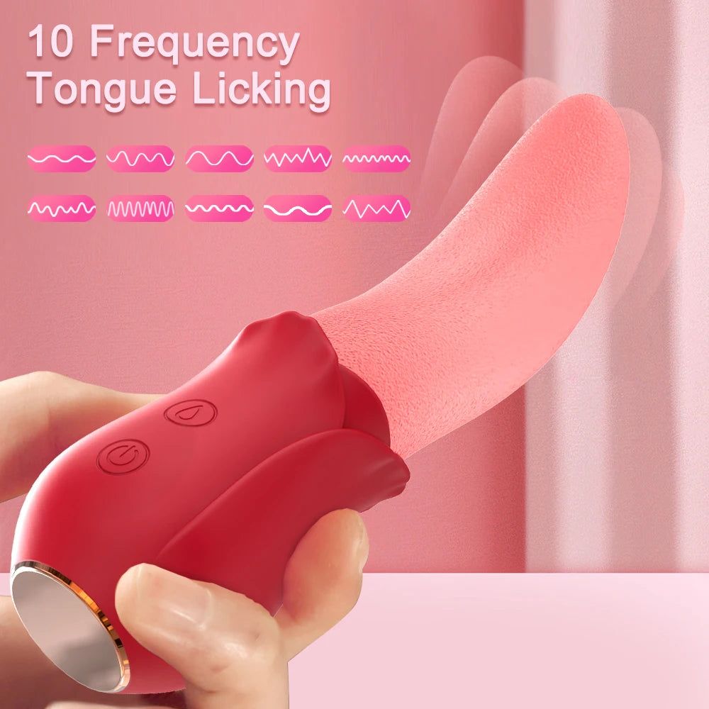 Vibrator Tongue Licking