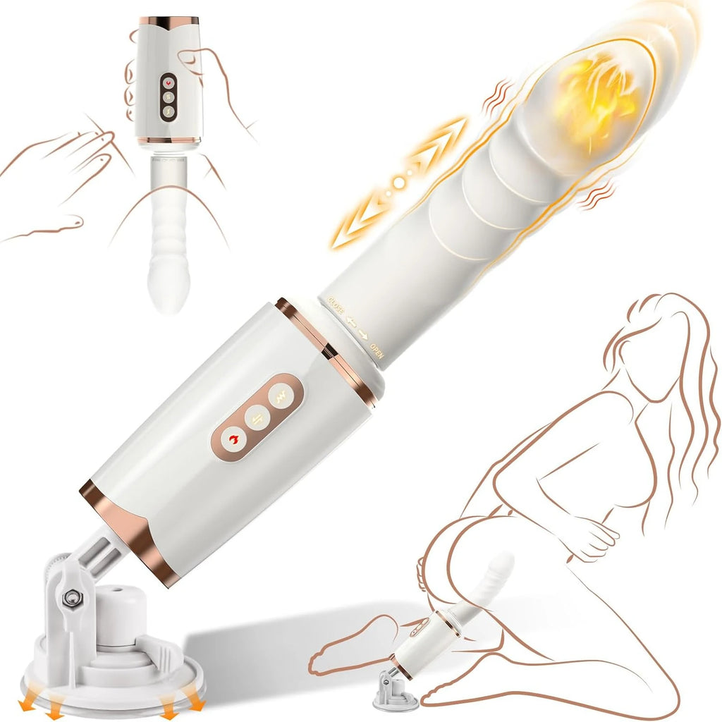 Rotatable Thrust Heating Dildo