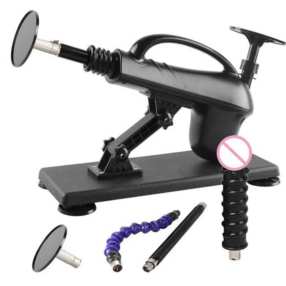 Portable Automatic Sex Machine with Dildos Sets