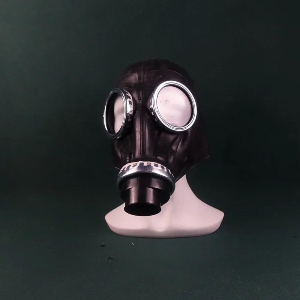 Bdsm Bondage Full Mask Natural Rubber Mask