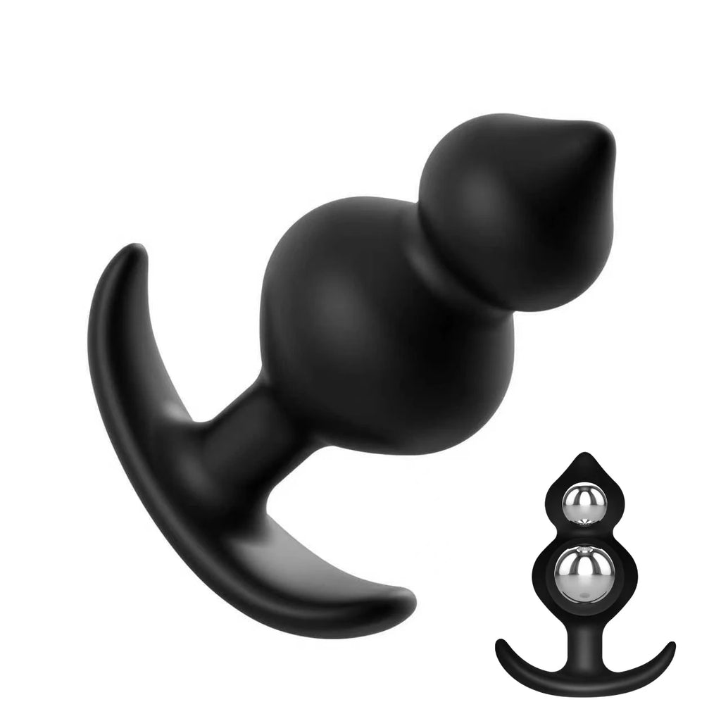 Anal Plug with Steel Balls Butt Plug Anal