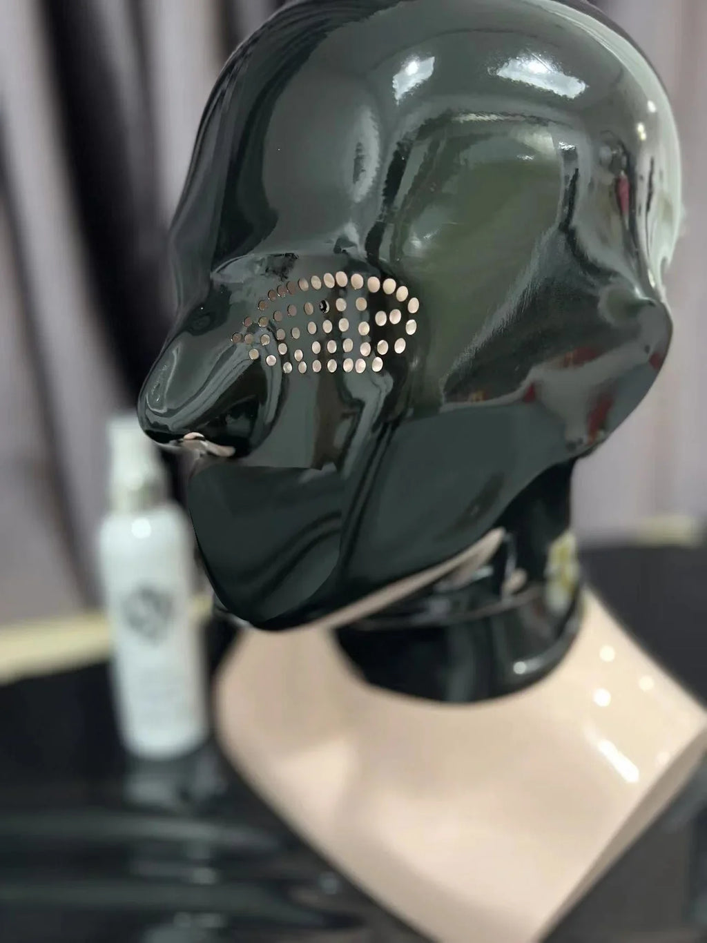 Latex Mask Sexy Rubber Hood