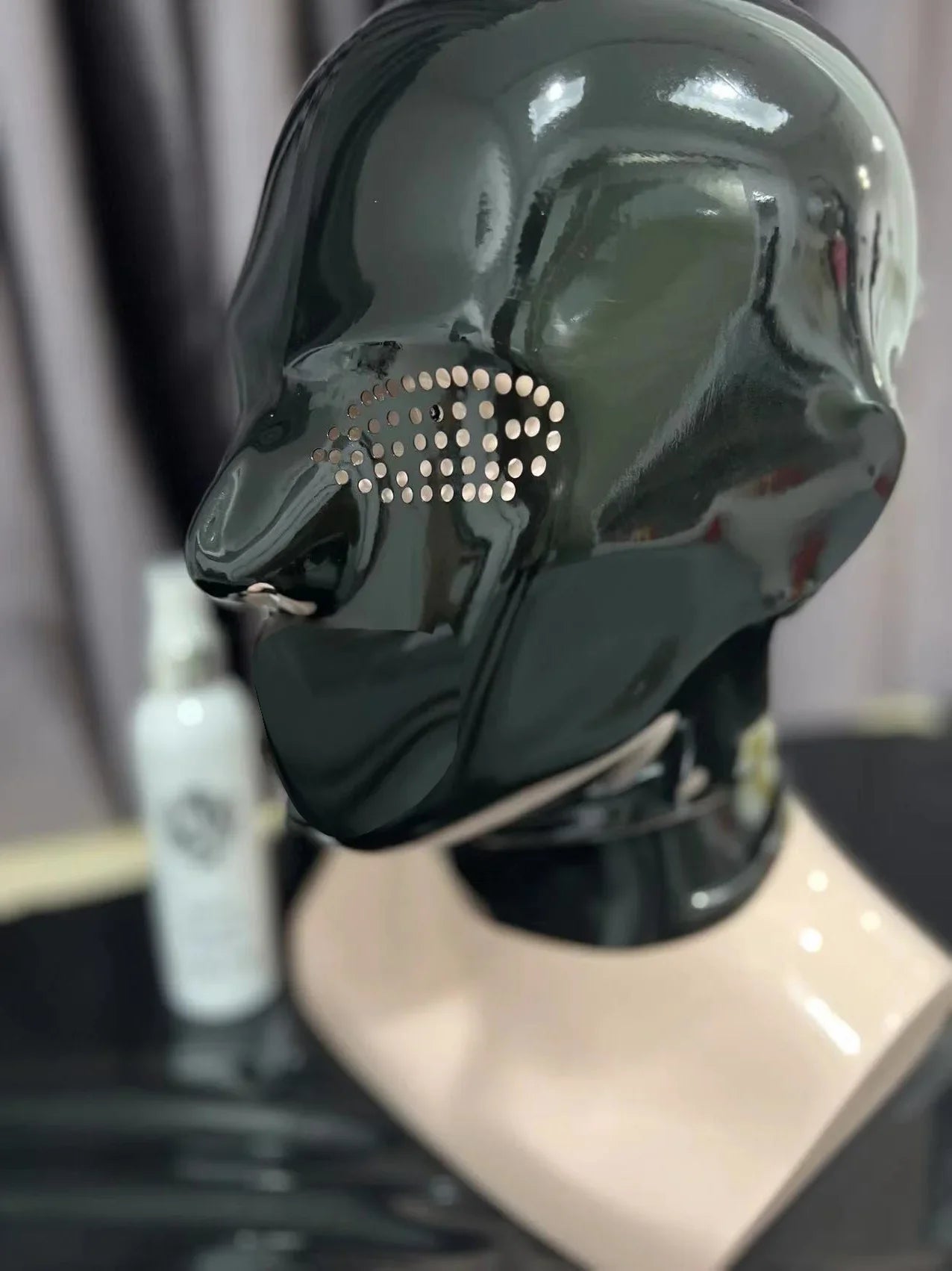 Latex Mask Sexy Rubber Hood