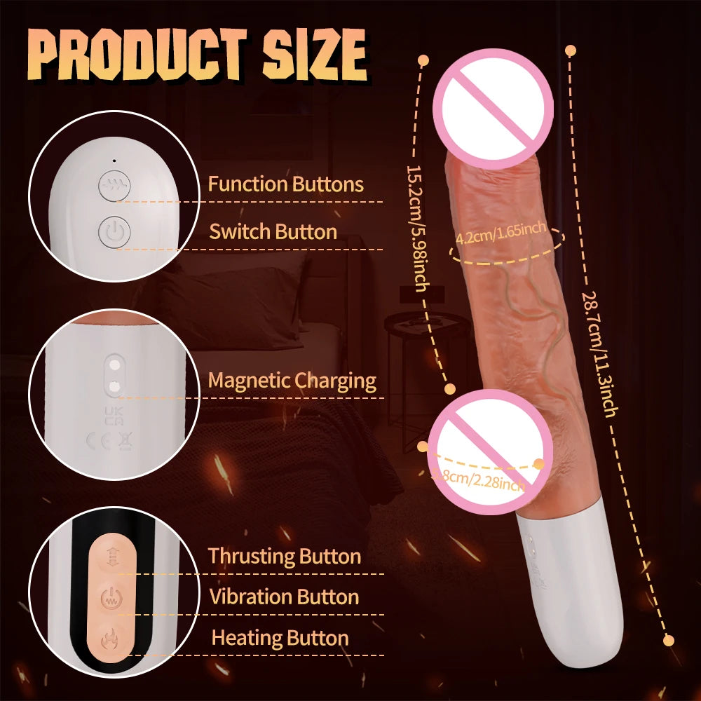 Sex Machine Thrusting Biggg Dildo