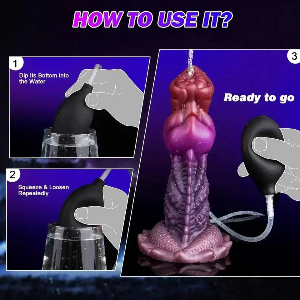 Fantasy Squirting Ejaculating Dildo