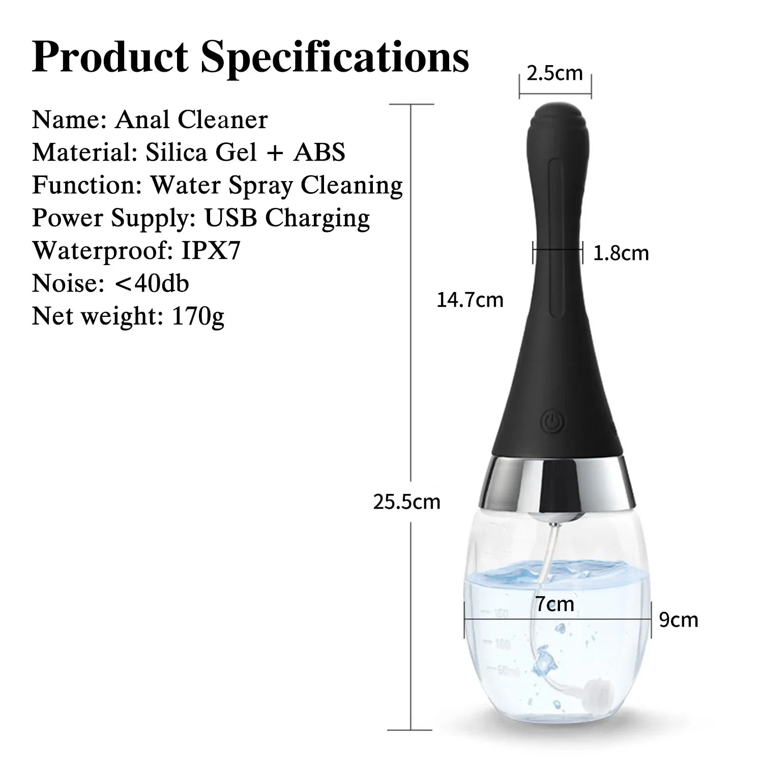 Electric Vaginal Douche Automatic Anal Cleaning Tool Enema Irrigator Female Vaginal Cleaner Feminine Hygiene Sex Toys for Adults