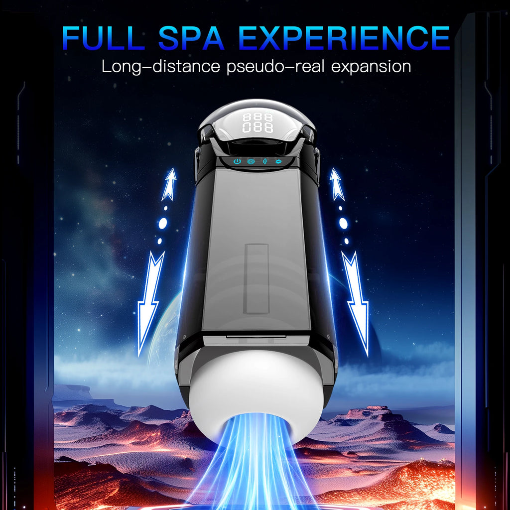 Mens Sex Toys 9 Sucking Thrusting Vibrating
