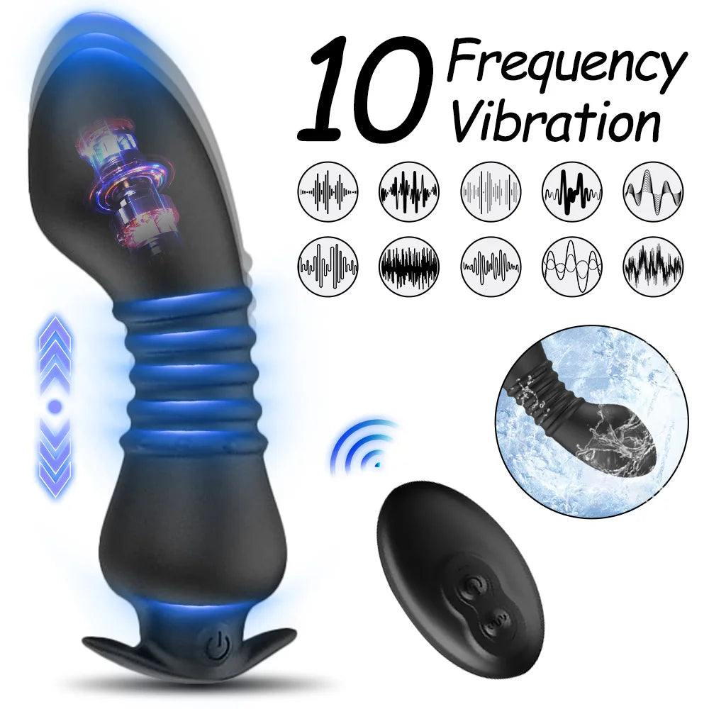 Anal Vibrator Allsex Wireless Remote Control