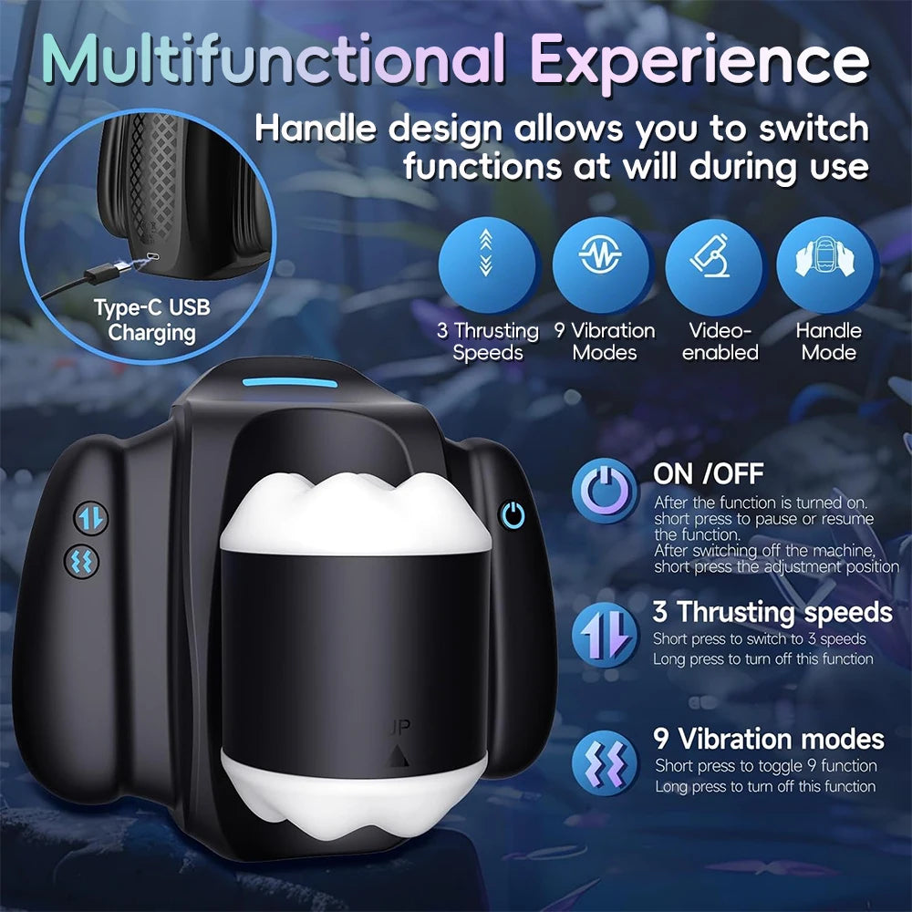 Sex Machine Telescopic Masturbator