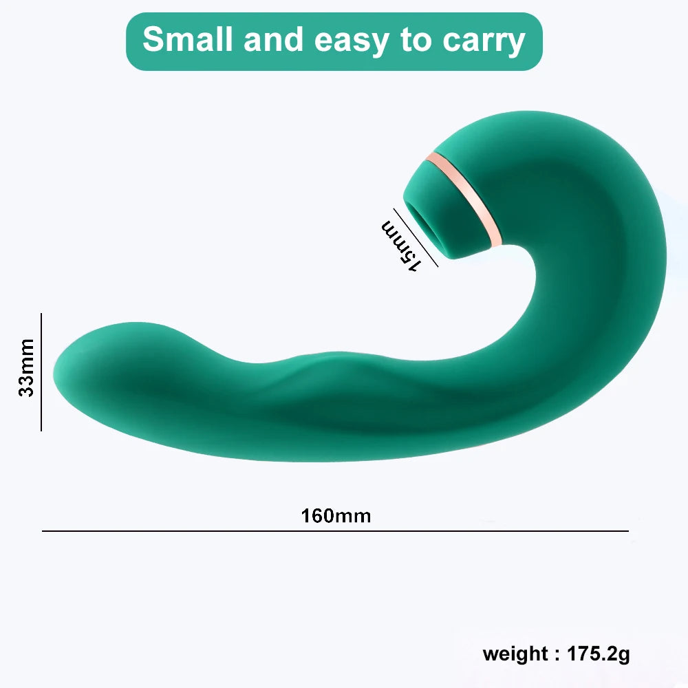 Sex Toys 3 In 1 Flapping Sucking Vibrator