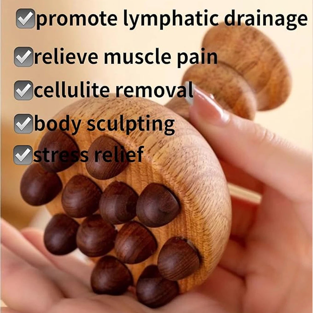Lymphatic Drainage Massager Wood