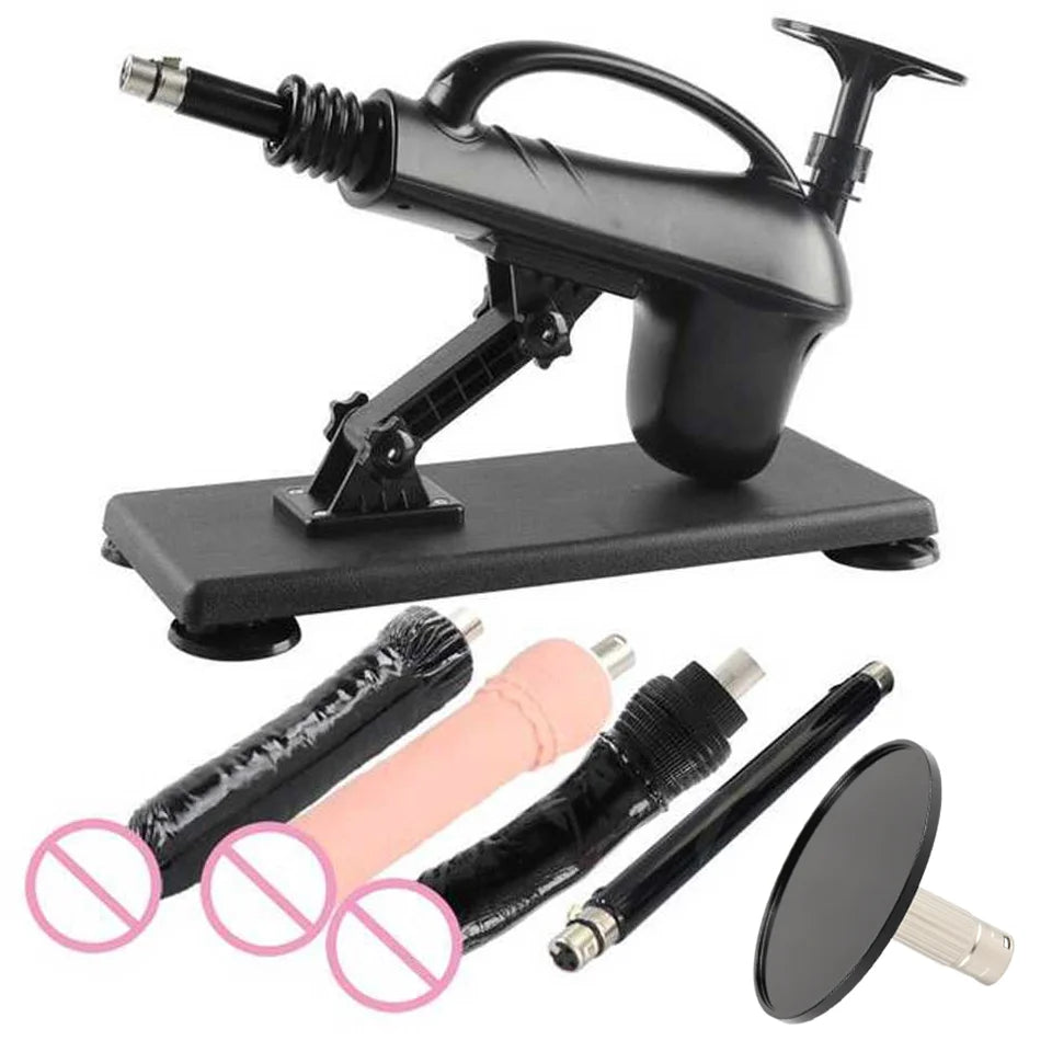 Portable Automatic Sex Machine with Dildos Sets