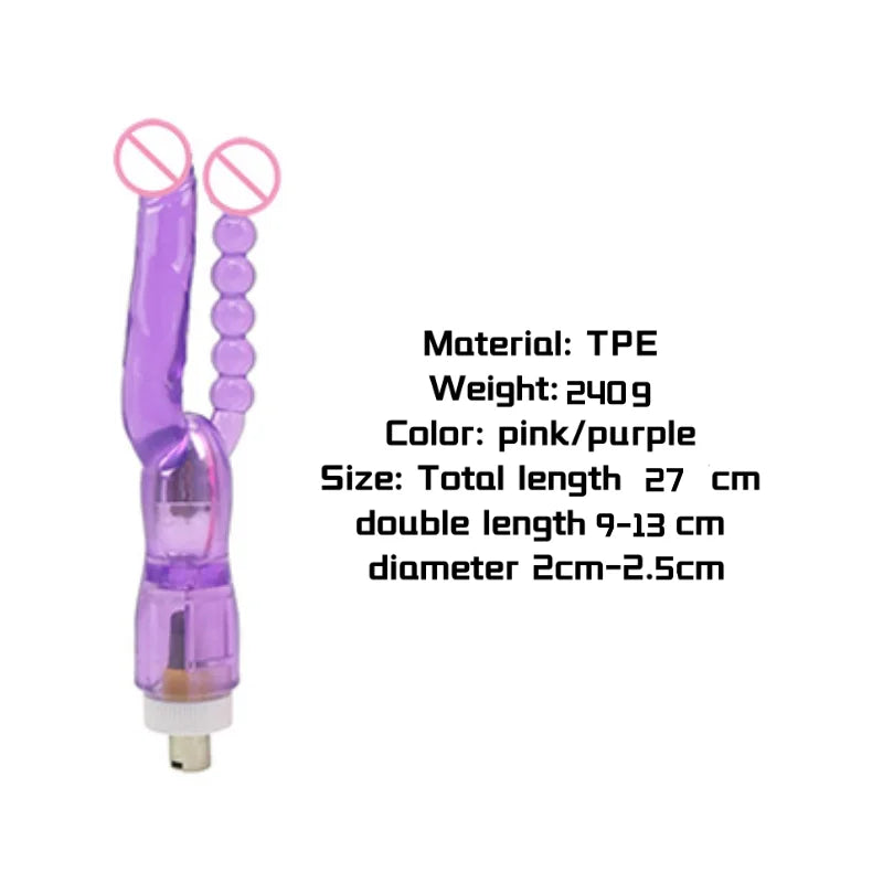 Dildos sets for thrusting sex  machine