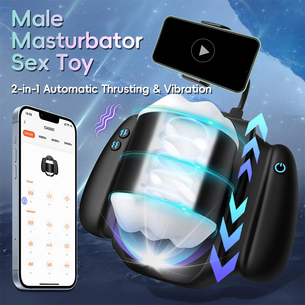 Sex Machine Telescopic Masturbator