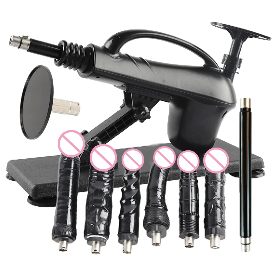 Portable Automatic Sex Machine with Dildos Sets