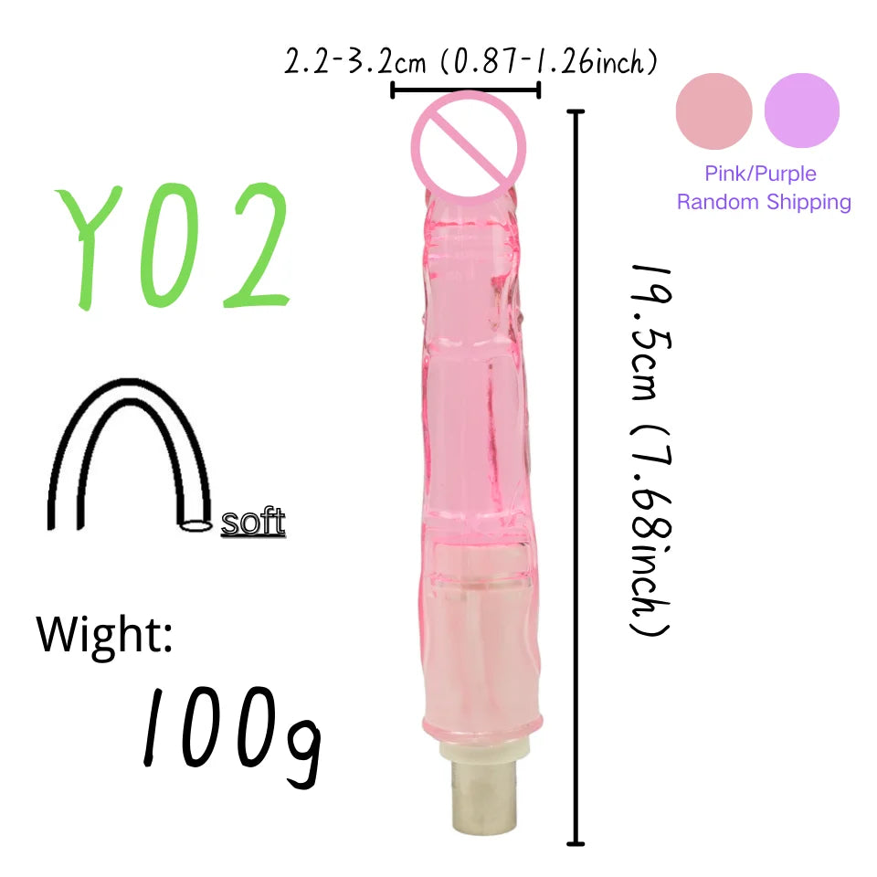 Dildos sets for thrusting sex  machine