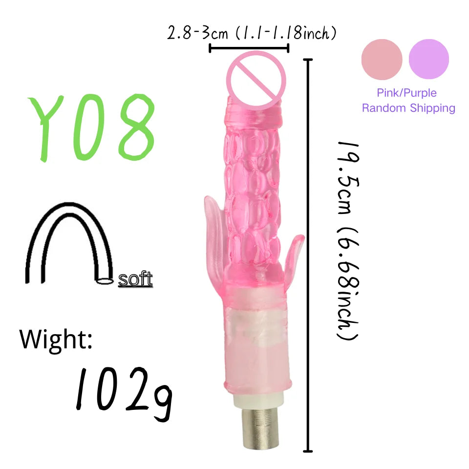 Dildos sets for thrusting sex  machine