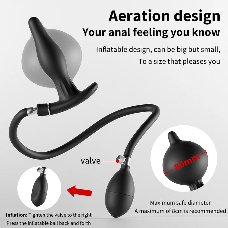 Prostate Massage Electric Shock Anal Plug