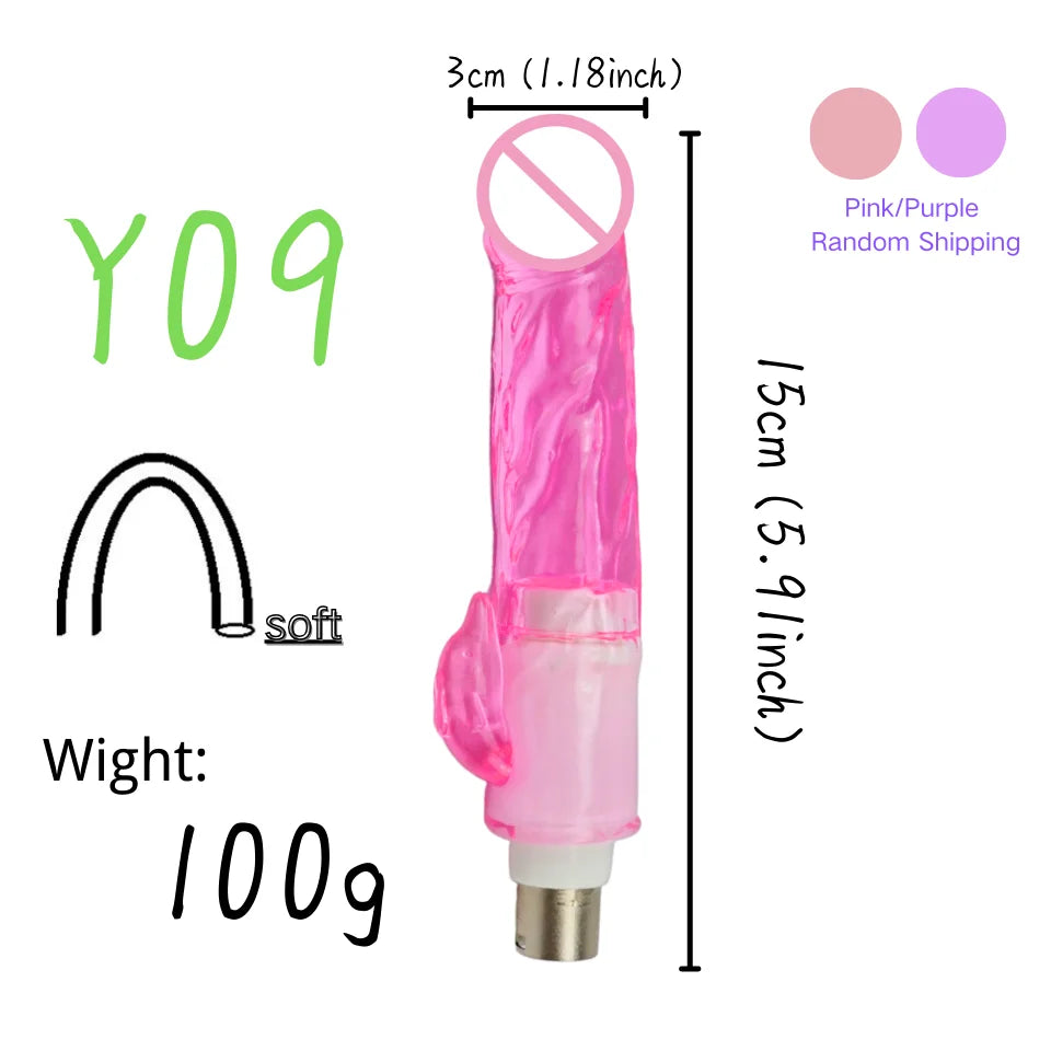 Dildos sets for thrusting sex  machine