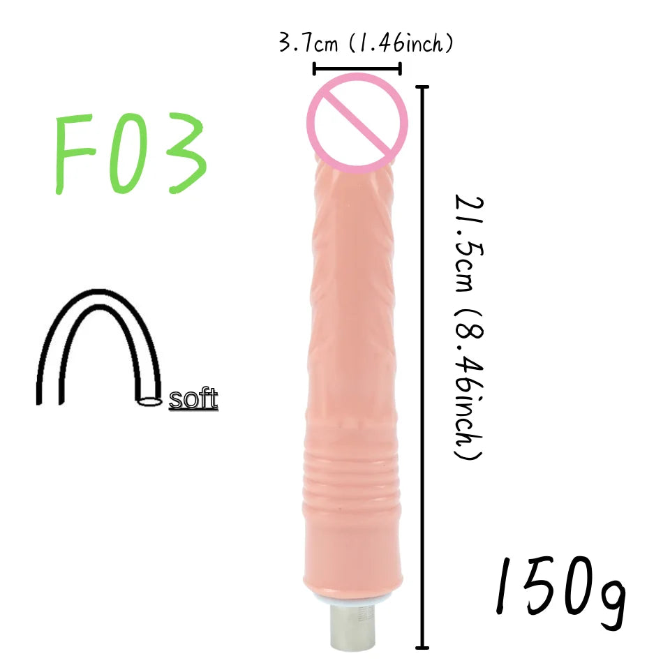 Dildos sets for thrusting sex  machine