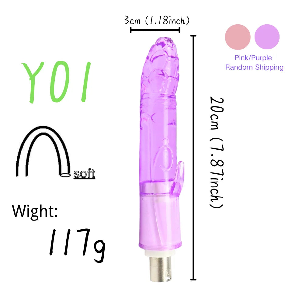 Dildos sets for thrusting sex  machine