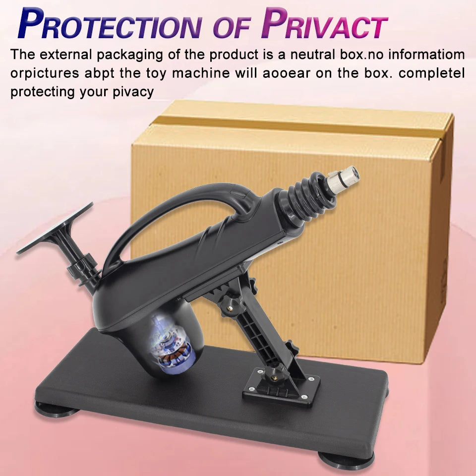 Portable Automatic Sex Machine with Dildos Sets