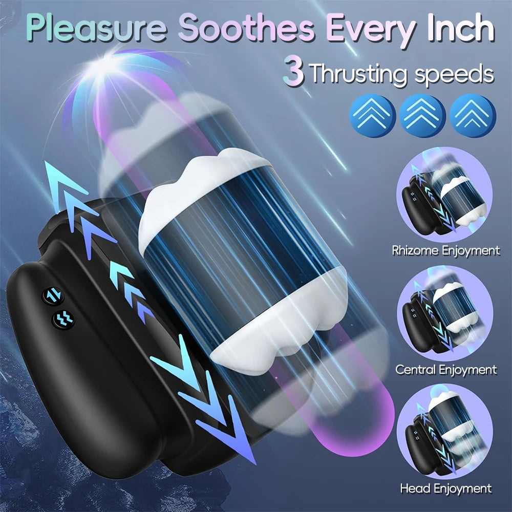Sex Machine Telescopic Masturbator