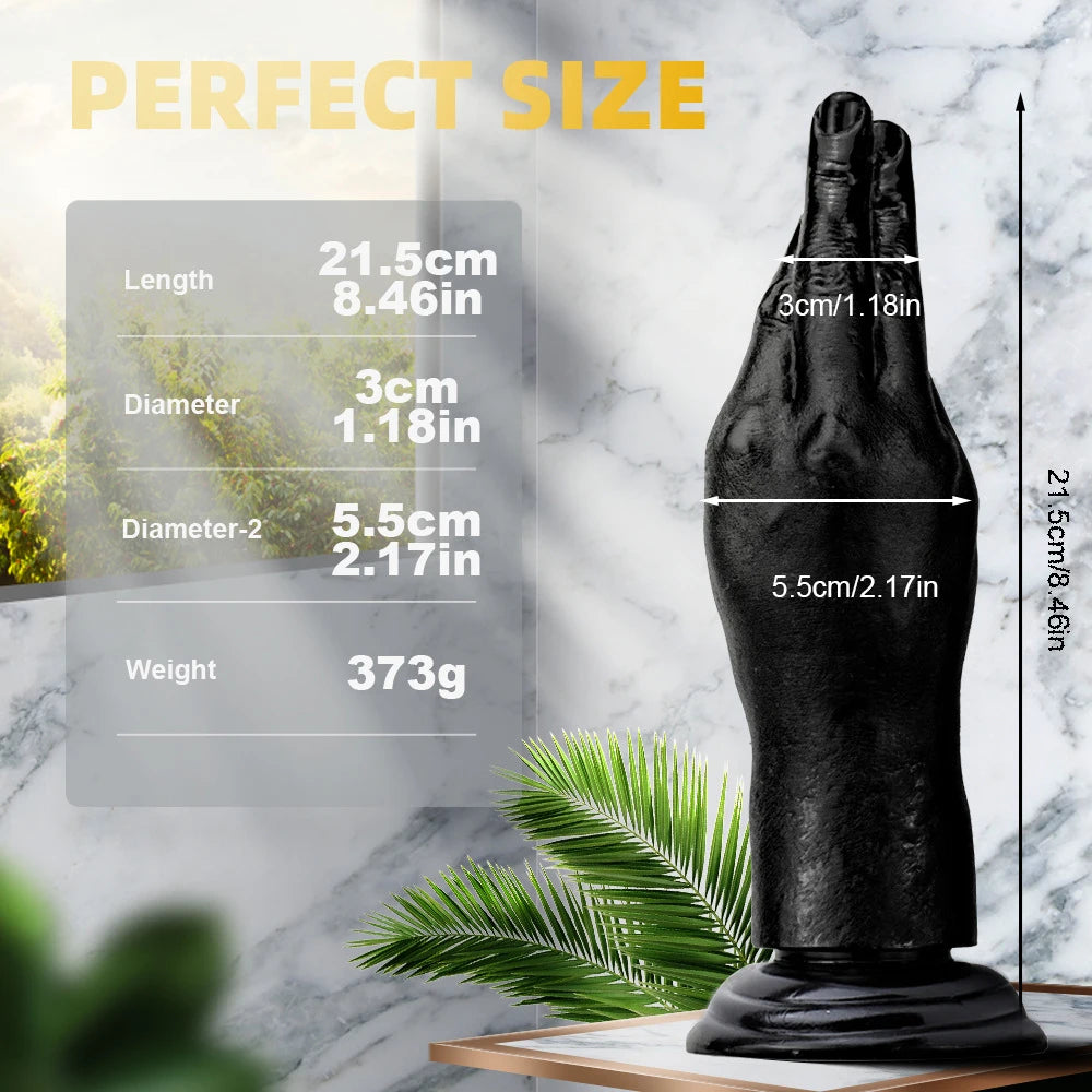 Unisex Anal Plug Realistic Hand Shape