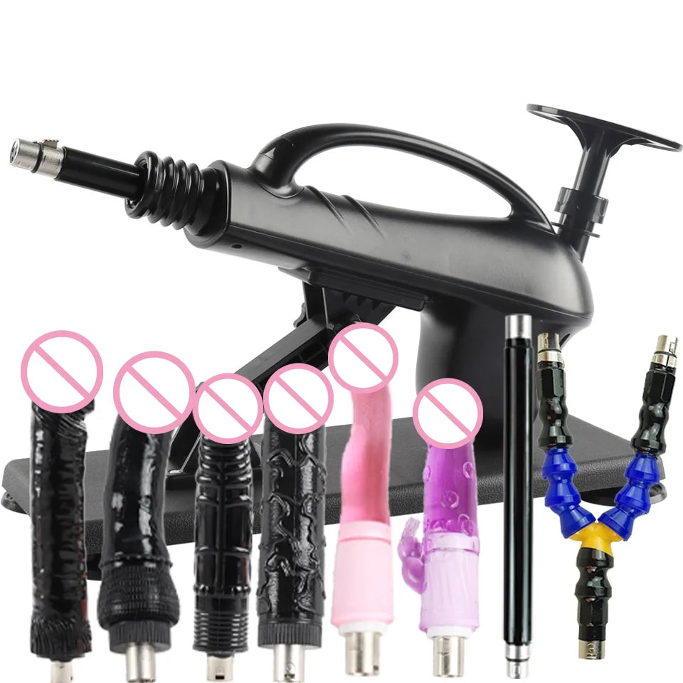 Portable Automatic Sex Machine with Dildos Sets