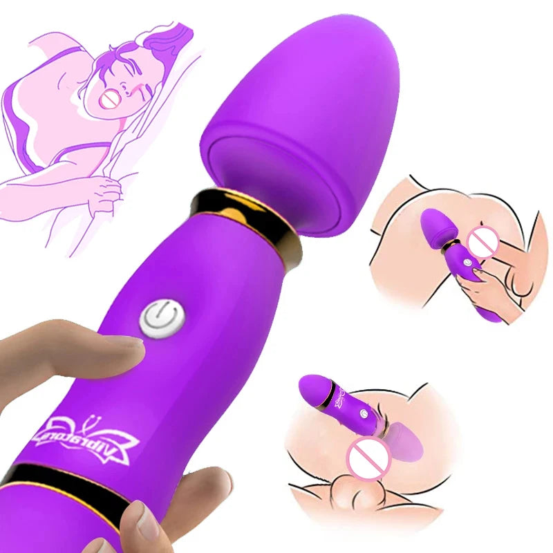 G Spot Anal Plug & Vagina Vibrator