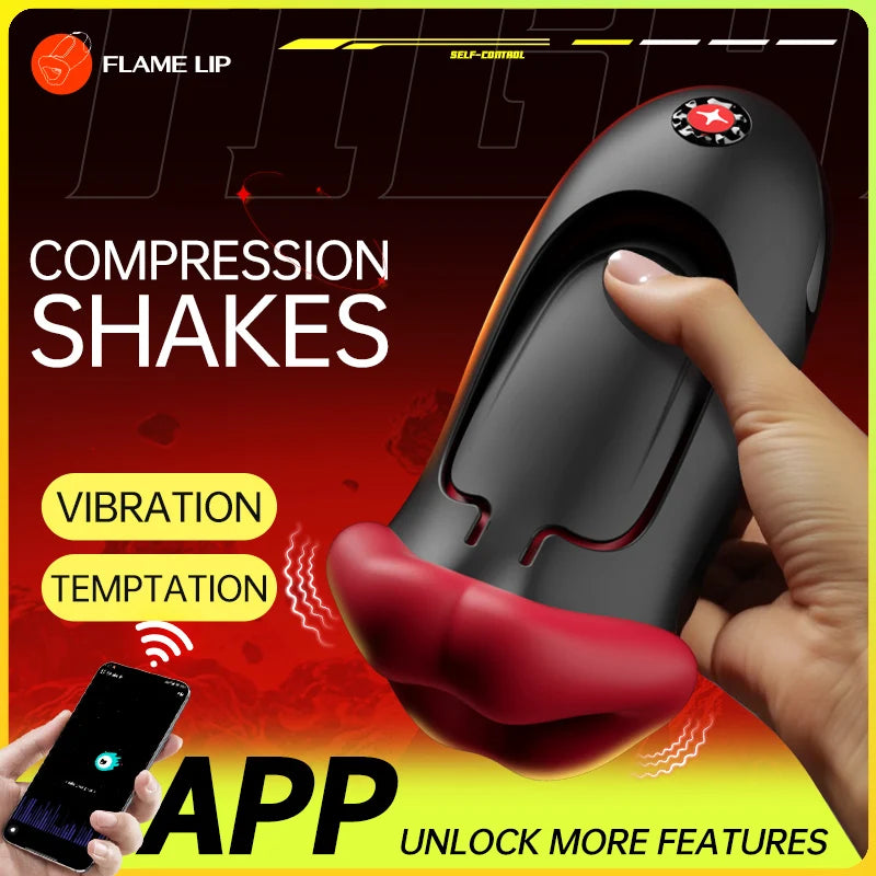 APP Remote Glans Masturbation Vibrator