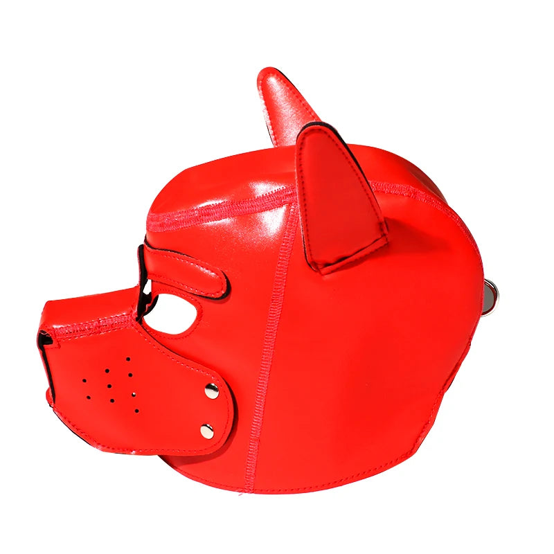 SM sex dog head mask for men