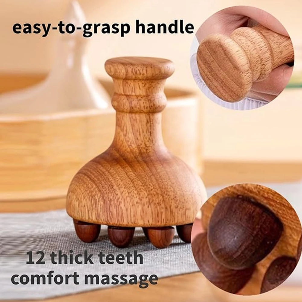 Lymphatic Drainage Massager Wood